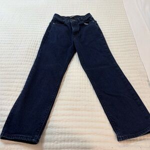 Express Women's Dark Blue Flare Jeans